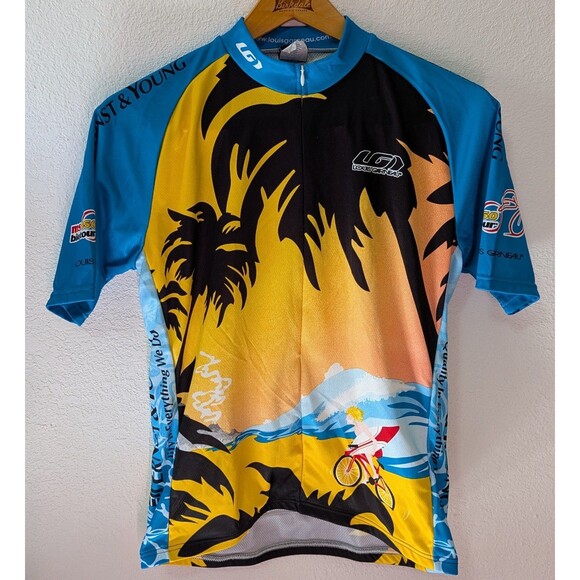 Louis Garneau Mens Size Petite S Small Cycling Jersey (930) - Picture 1 of 3